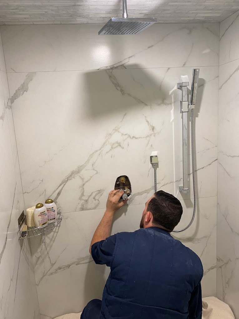 Recent plumbing installation and bathroom renovation work