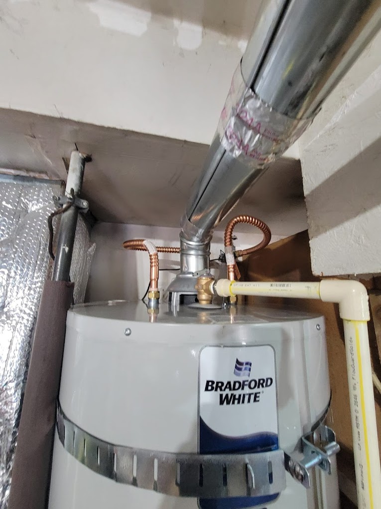 Gas boiler and cylinder installation project